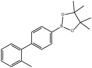 4,4,5,5-Tetramethyl-2-(2'-methyl-biphenyl-4-yl)-[1,3,2]dioxaborolane 结构式