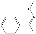 Acetophenone, O-methyloxime 结构式