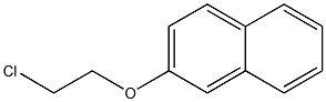 2-(2-chloroethoxy)naphthalene 结构式