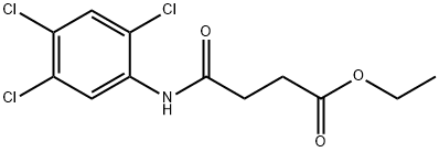 ethyl 4-oxo-4-[(2,4,5-trichlorophenyl)amino]butanoate 结构式