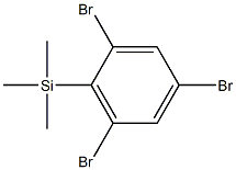 trimethyl-(2,4,6-tribromophenyl)silane 结构式