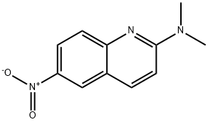 Dimethyl-(6-nitro-quinolin-2-yl)-amine 结构式