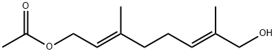 (E,E)-8-乙酰氧基-2,6-二甲基-2,6-辛二烯-1-醇 结构式