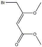 2-Butenoic acid, 4-bromo-3-methoxy-, methyl ester, (2Z)- 结构式