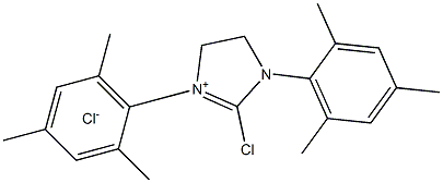 1,3-双(2,4,6-三甲基苯基)-2-氯咪唑鎓盐酸盐 结构式