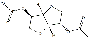 (3S,3AR,6R,6AS)-6-(硝基氧代)六氢呋喃并[3,2-B]呋喃-3-基醋酸盐 结构式