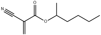 2-Propenoic acid, 2-cyano-, 1-methylpentyl ester 结构式