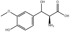 Tyrosine, b-hydroxy-3-methoxy- 结构式