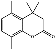 4,4,5,8-tetramethylchroman-2-one 结构式