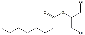 辛酸-BETA-甘油酯 结构式