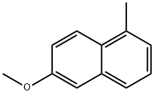 5-甲基-2-萘甲醚 结构式