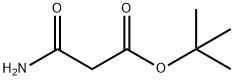3-氨基-3-氧丙酸叔丁酯 结构式
