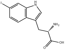 L-Tryptophan,6-iodo 结构式