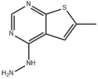 (6-Methyl-thieno[2,3-d]pyrimidin-4-yl)-hydrazine 结构式