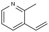 3-乙烯基-2-甲基吡啶 结构式