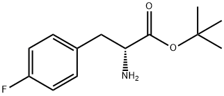 D-4-氟苯丙氨酸叔丁酯盐酸盐 结构式