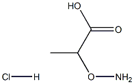 2-(氨基氧基)丙酸盐酸盐 结构式