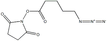 2,5-DIOXOPYRROLIDIN-1-YL 5-AZIDOPENTANOATE 结构式