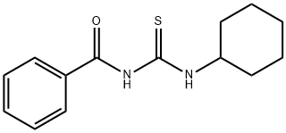 N-(cyclohexylcarbamothioyl)benzamide 结构式