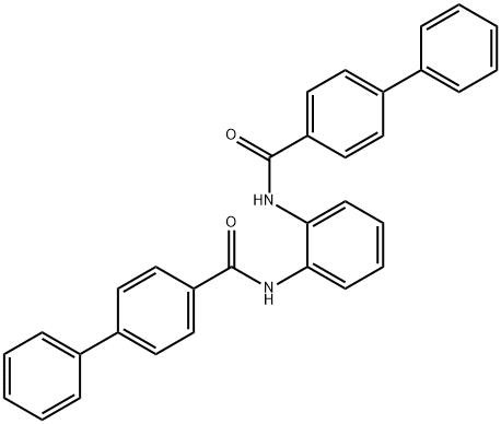 N,N'-1,2-phenylenedi(4-biphenylcarboxamide) 结构式