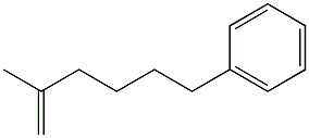 5-methylhex-5-enylbenzene 结构式