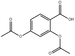 2,4-diacetyloxybenzoic acid 结构式