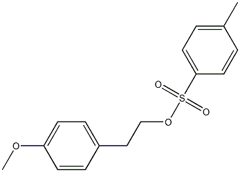 1-[2-(4-methoxyphenyl)ethoxysulfonyl]-4-methyl-benzene 结构式