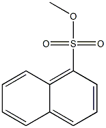 1-Naphthalenesulfonic acid, methyl ester 结构式