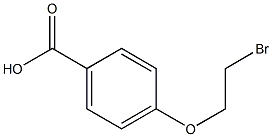 4-(2-bromoethoxy)benzoic acid 结构式