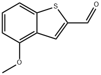 4-甲氧基苯并[B]噻吩-2-羧醛 结构式