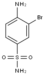 4-氨基-3-溴苯磺酰胺 结构式