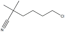 Hexanenitrile,6-chloro-2,2-dimethyl- 结构式