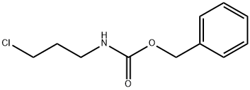 (3-氯丙基)氨基甲酸苄酯 结构式