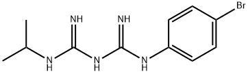 1-(4-bromo-phenyl)-5-isopropyl-biguanide 结构式
