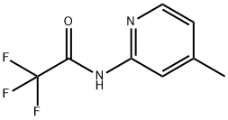 2,2,2-Trifluoro-N-(4-methyl-pyridin-2-yl)-acetamide 结构式
