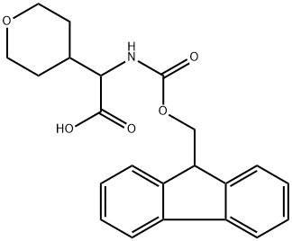 A-(FMOC-氨基)四氢-2H-吡喃-4-乙酸 结构式