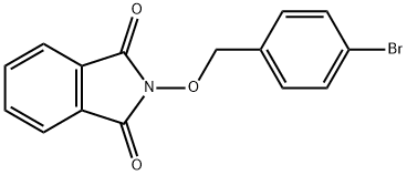 2-[(4-bromophenyl)methoxy]-2,3-dihydro-1H-isoindole-1,3-dione 结构式