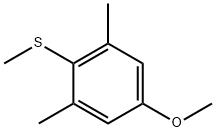 5-甲氧基-1,3-二甲基-2-甲硫基苯 结构式