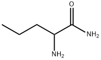 DL-2-氨基戊酰胺 结构式