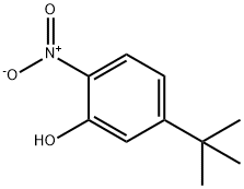 Phenol, 5-(1,1-dimethylethyl)-2-nitro- 结构式