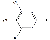 2-Amino-3,5-dichloro-phenol 结构式