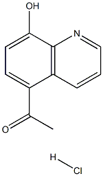 Ethanone, 1-(8-hydroxy-5-quinolinyl)-, hydrochloride 结构式