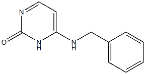 2(1H)-Pyrimidinone,6-[(phenylmethyl)amino]- 结构式