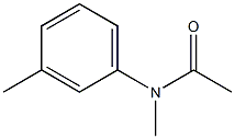 Acetamide, N-methyl-N-(3-methylphenyl)- 结构式