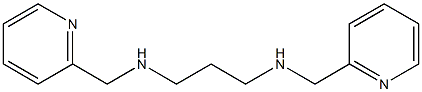 1,3-Propanediamine,N1,N3-bis(2-pyridinylmethyl)- 结构式