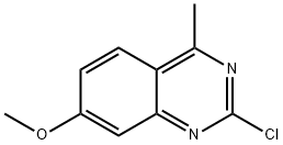 QUINAZOLINE, 2-CHLORO-7-METHOXY-4-METHYL- 结构式