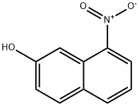 2-Naphthalenol, 8-nitro- 结构式