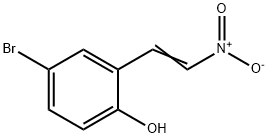 trans-4-bromo-2-(2-nitrovinyl)phenol 结构式