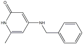 2(1H)-Pyridinone,6-methyl-4-[(phenylmethyl)amino]- 结构式