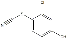 Thiocyanic acid, 2-chloro-4-hydroxyphenyl ester 结构式